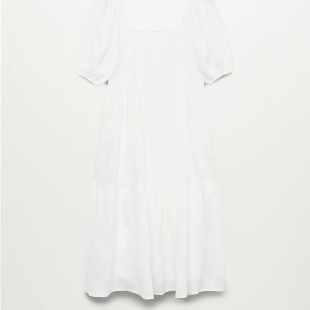 MNG cotton puffy sleeves dress bloggers fav - Picture 11 of 14